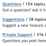 Updated Forums Module