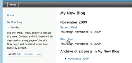 My New Blog